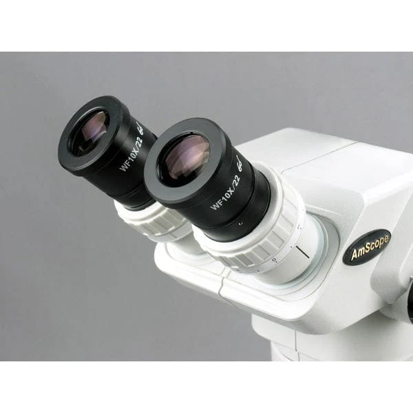 AmScope ZM-3 Series Ultimate Zoom Binocular Stereo Microscope 6.7X-45X Magnification on Single Arm Boom Stand - Image 3